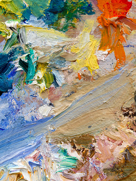 istock Artist palette close up 504016224