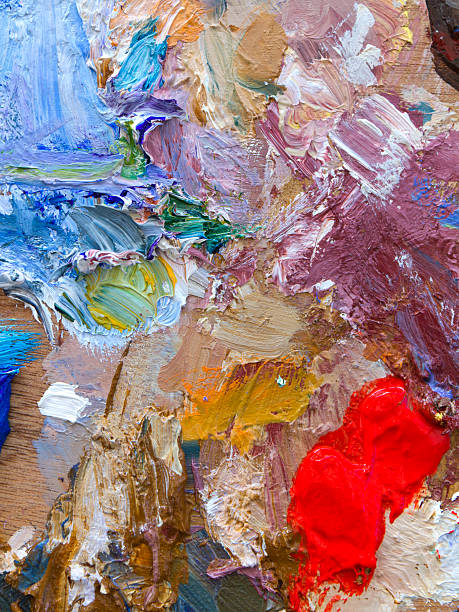 istock Artist palette close up 504016730