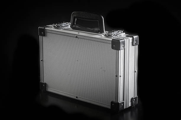 istock Aluminum metal case box 504018670