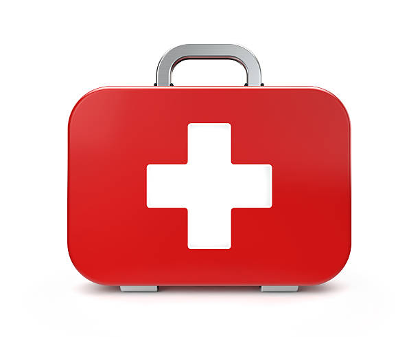 equipamento médico - first aid kit imagens e fotografias de stock