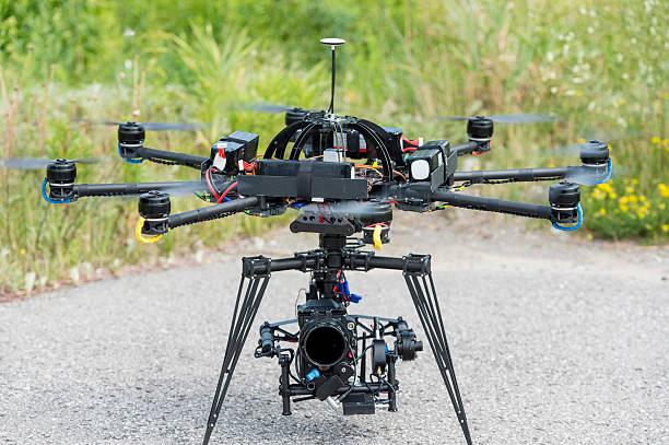 istock Unmanned Aerial Vehicle with Cinema Camera 504031349
