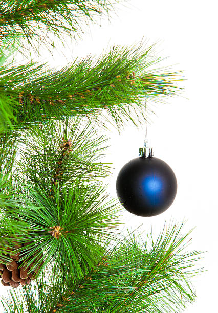 istock christmas ball and fir tree 504031947