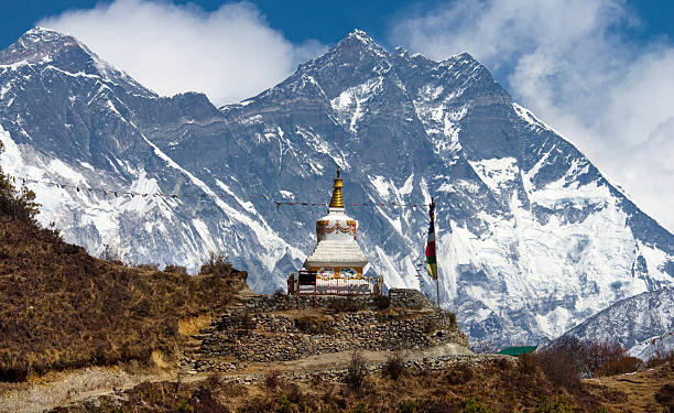 istock Stupa  in Himalayas, Nepal 504033413