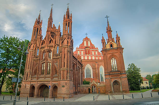 istock St Anne's and Bernadine's Churches in Vilnius, Lithuania 504034317