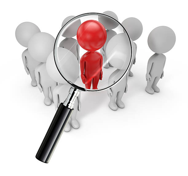 istock 3d cute people - employee search 504035857