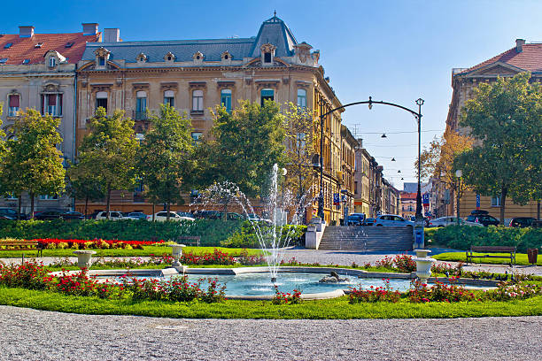 istock Zagreb street and park scene 504036225