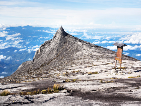 Mount Kinabalu, the highest peak in the Malay Archipelago, Sabah, East Malaysia.