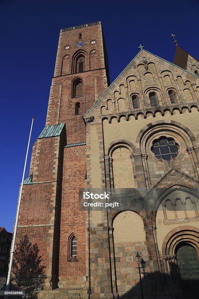 Ribe Domkirke cathedral, Denmark The medieval cathedral of Ribe in southern Jutland plays an important role in Christianity in Denmark. Ribe County Stock Photo
