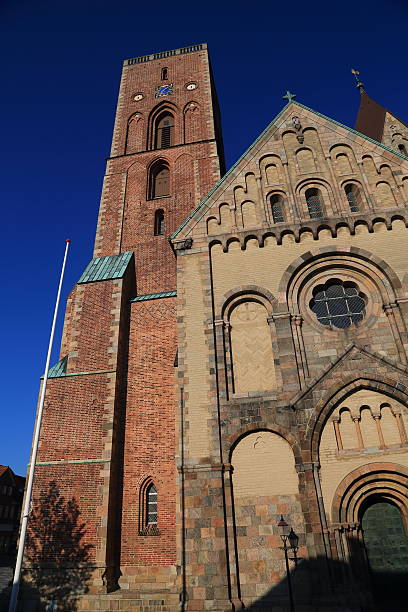Ribe Domkirke cathedral, Denmark The medieval cathedral of Ribe in southern Jutland plays an important role in Christianity in Denmark. ribe town photos stock pictures, royalty-free photos & images