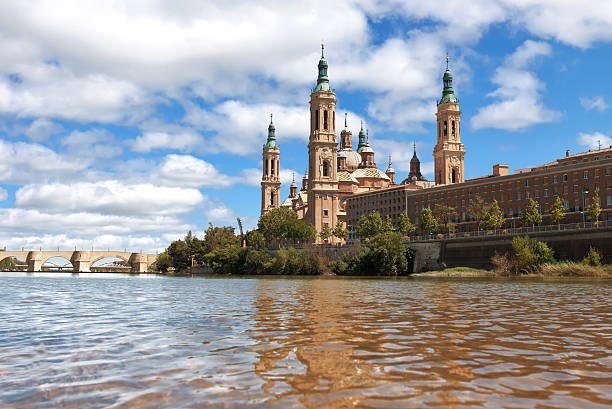 istock Cathedral and Ebro river in Zaragoza. Aragon, Spain 504040184