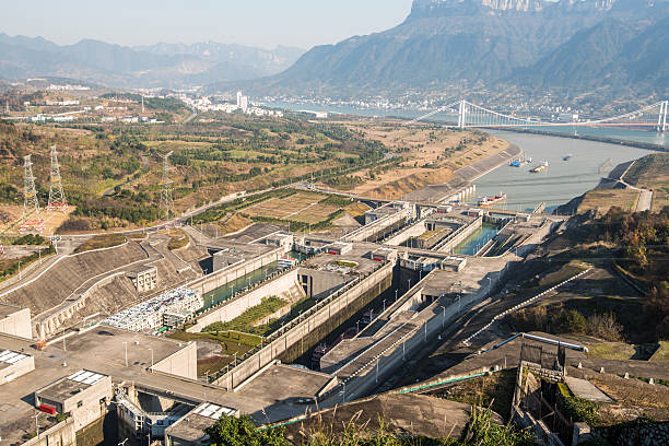 istock the Three Gorges Dam area at Yangtze River 504040792