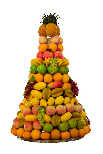 istock Tower of various fresh fruits 504041430