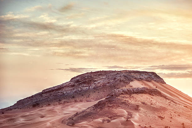 istock Gold desert in sunset 504042192