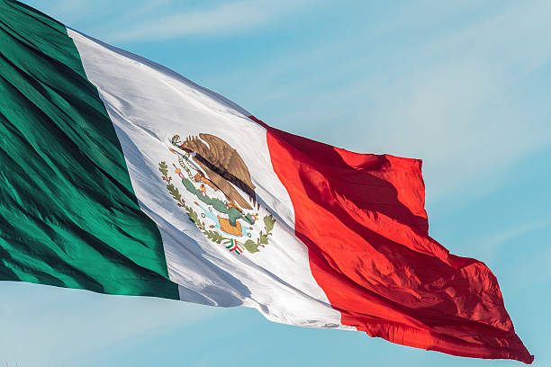 istock mexican flag red white and green 504042274