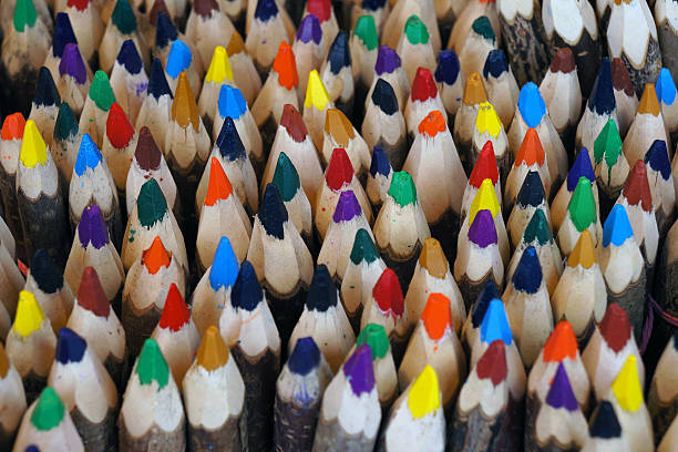 istock Colorful wooden pencils. 504043048