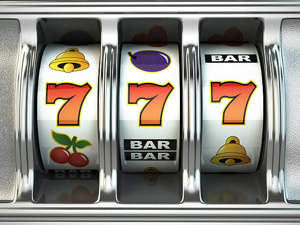 Slot machine with jackpot. Casino concept. Slot machine with jackpot. Casino concept. 3d jackpot stock pictures, royalty-free photos & images