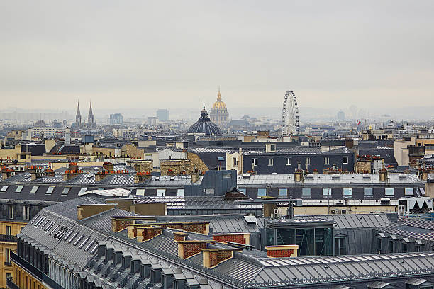 istock Scenic view of Parisian roofs 504046982