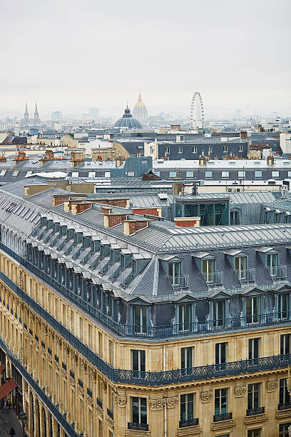 istock Scenic view of Parisian roofs 504047234