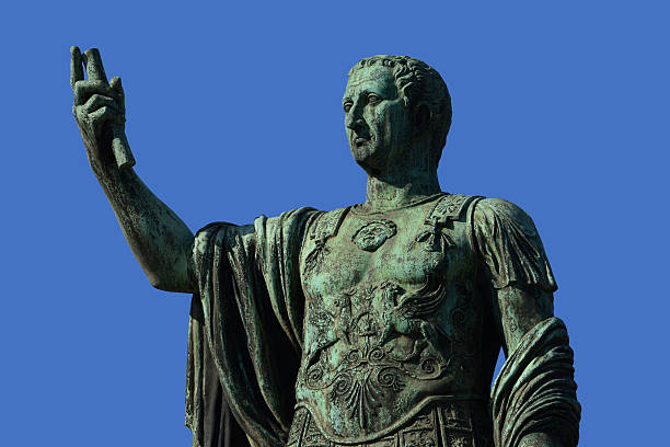 imperatore cesare augusto nerva - forum of nerva foto e immagini stock