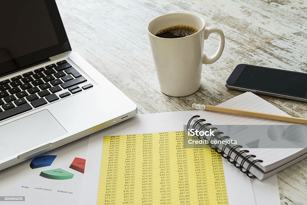 Analyzing numbers Working, analyzing and doing calculations Accounting Ledger Stock Photo