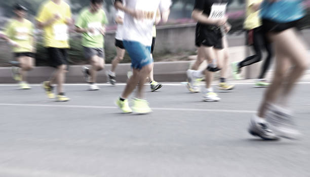 istock Marathon runners in the race 504054573