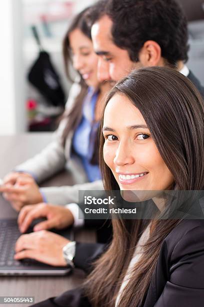 Happy Businesswoman Stock Photo - Download Image Now - Adult, Analyzing, Beautiful People