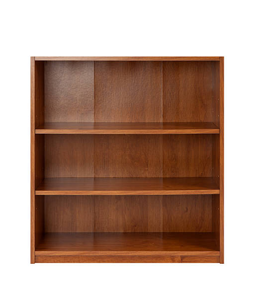 Bookshelf Bookshelf isolated on white, with clipping path. empty bookshelf stock pictures, royalty-free photos & images