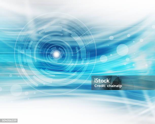 Abstract Futuristic Background Stock Illustration - Download Image Now - Abstract, Backgrounds, Blue