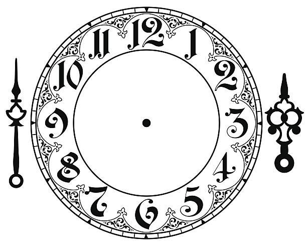 ベクトルビンテージ時計 - dial点のイラスト素材／クリップアート素材／マンガ素材／アイコン素材