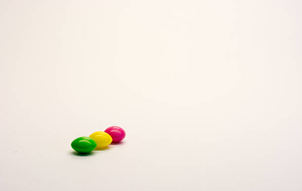 istock Colorful candies, isolated. White background. 504068820