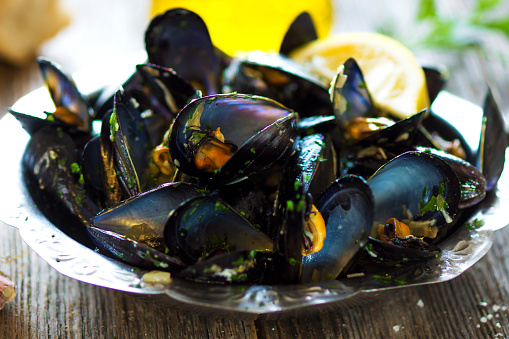 Mussels with buzara sauce
