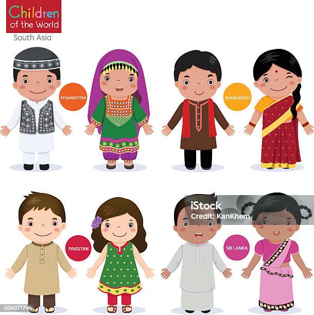 Children Of The World Stock Illustration - Download Image Now