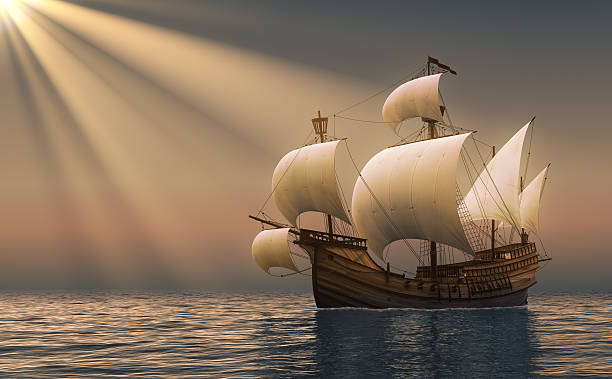 istock Caravel In Rays Of the Sun 504075816