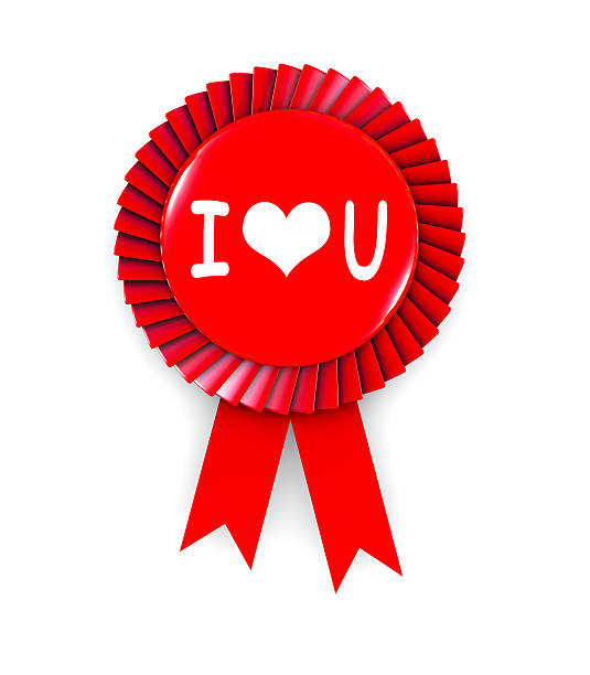 istock I Love You Text on Cockade 504076218