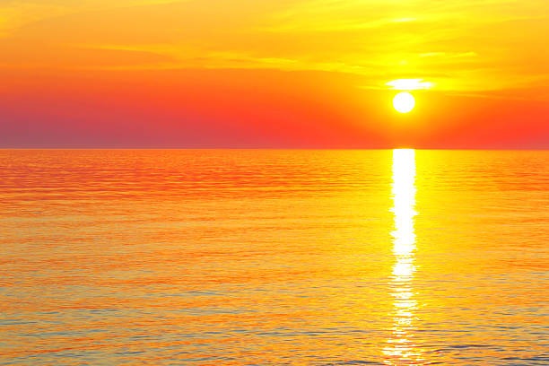 istock Golden sky background of a decline 504076669