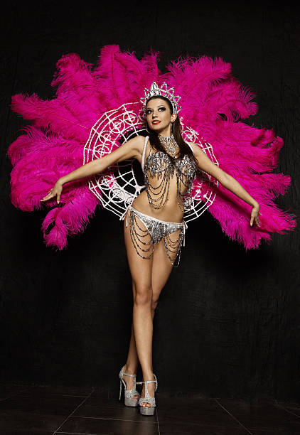 Cтоковое фото Женщина в платье carnival