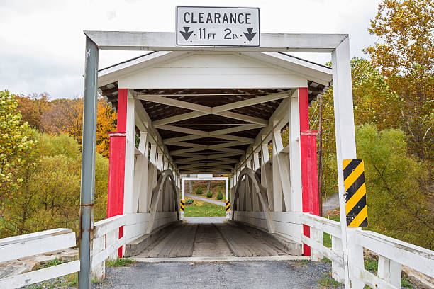 istock View Inside the Ryot Covered Bridge, Bedford County Pennsylvania 504077828