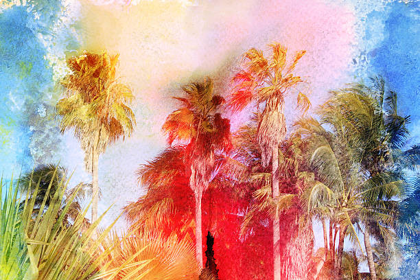istock watercolor retro palms 504080214