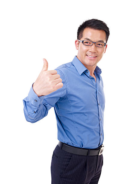 istock asian businessman showing thumb-up 504081215