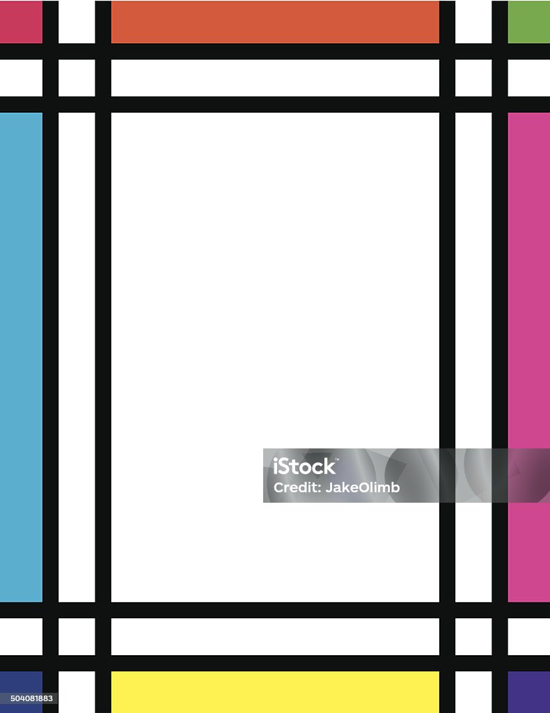 Colorful Rectangle Frame Stock Illustration - Download Image Now - Art ...