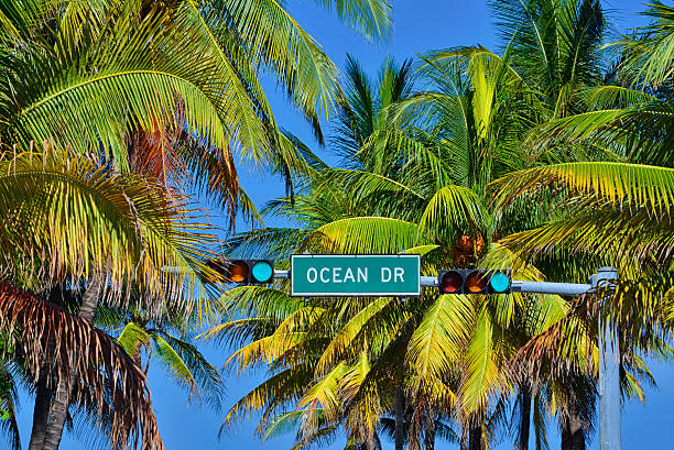 istock Ocean Drive Street Sign 504083283