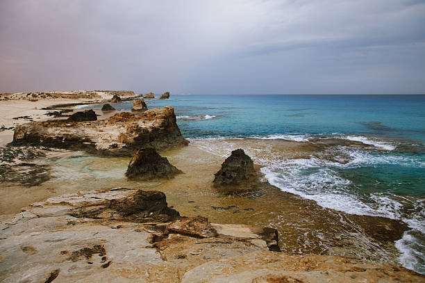 Cleopatra's beach lagoon near  Marsa Matruh, egypt