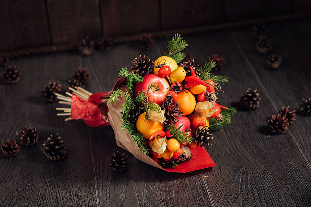 original ramo de produtos hortícolas e frutos - vegitables imagens e fotografias de stock