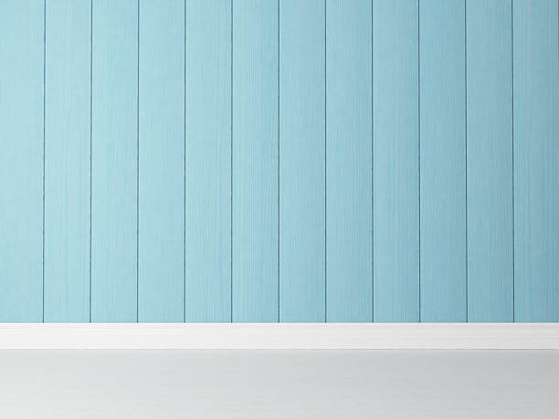 istock vertical blue wooden wall background 504086420