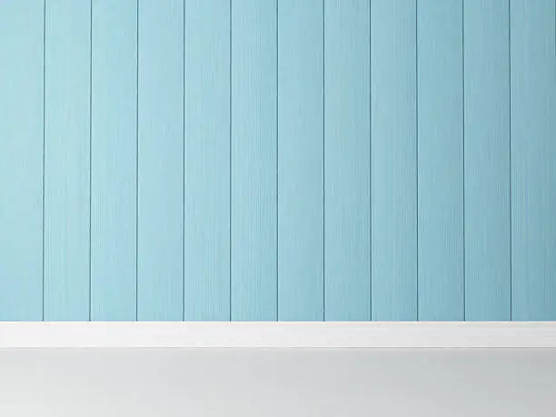 Photo of vertical blue wooden wall background