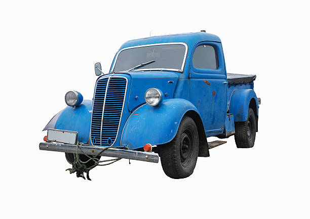 istock Calssic old car isolated,  vintage 504097370