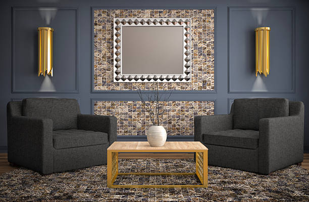 istock interior with chair. 3d illustration 504098780