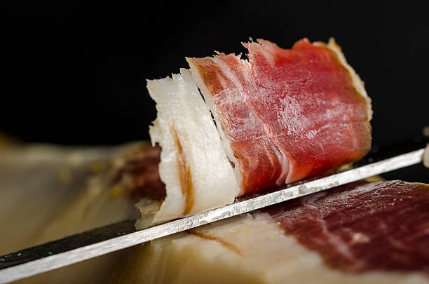 istock Iberian spanish ham, bellota ham. 504099750