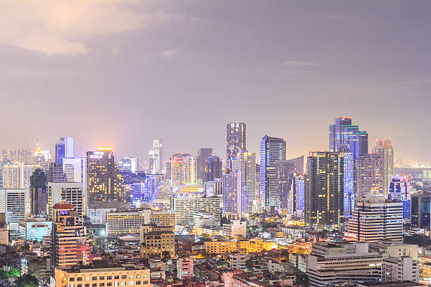 istock Bangkok city in nightscape Thailand. 504102621