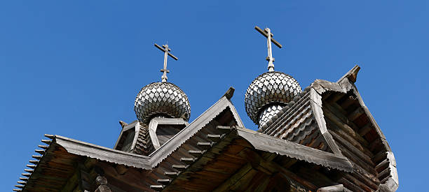 istock Wooden ancient church 504102993